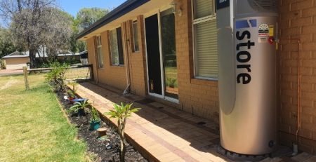 a Busselton heat pump install