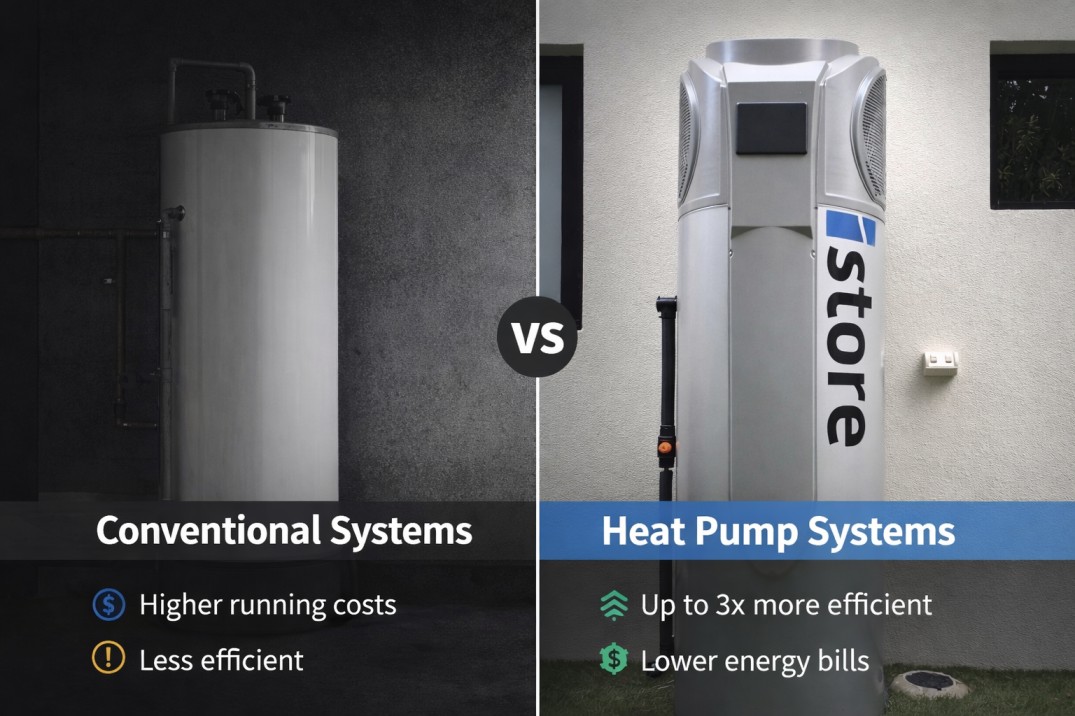 Choosing the Right Hot Water System: Heat Pumps vs Conventional Options